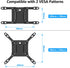 MOUNTUP VESA Mount Extender, Monitor VESA Extension Bracket Adapter for 17-35'' Screens, Extend VESA Mounting Holes up to 200mm x 100mm & 200mm x ...